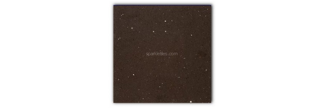 Gulfstone Quartz Mocha brown sparkly mirror tile in 15x7.5cm