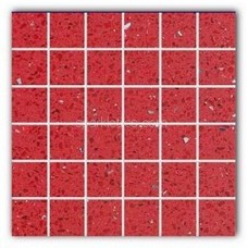 Gulfstone Quartz Rosso red sparkly mirror tile in 4.7x4.7cm Gulfstone Quartz Rosso red sparkly mirror tile in 4.7x4.7cm